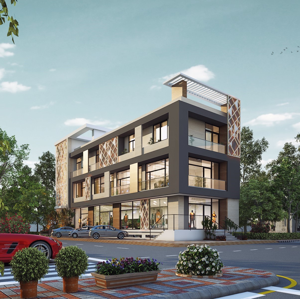 GoldInfra Modern Design